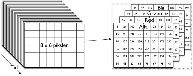 Illustration of video matrix